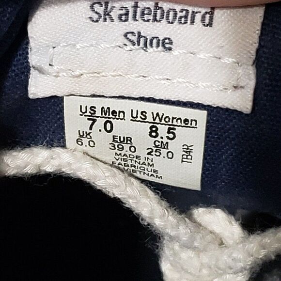 Vans Chambray Women's Casual Shoes Size 8.5 Blue/Polka Dot - Picture 8 of 8